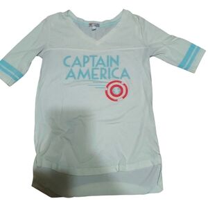 Marvel Raglan Shirt Captain America  X-Small